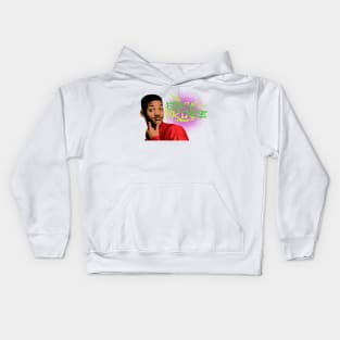 the fresh prince red Kids Hoodie